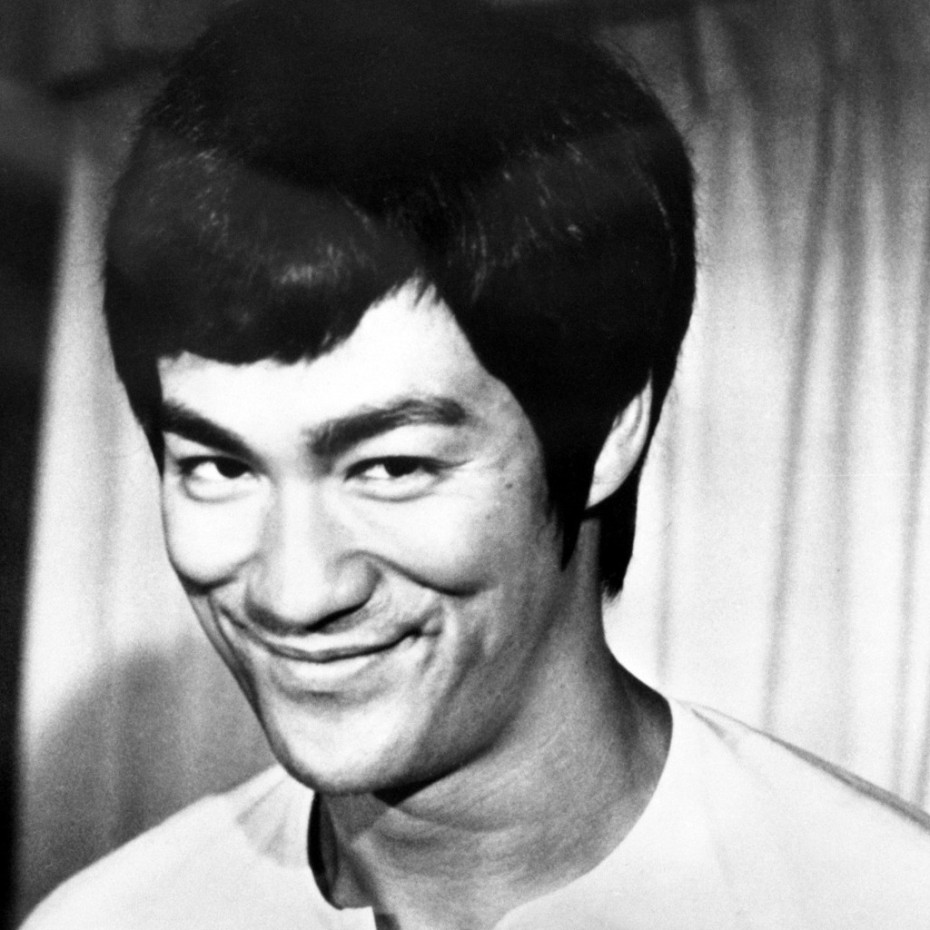 bruce lee funny face